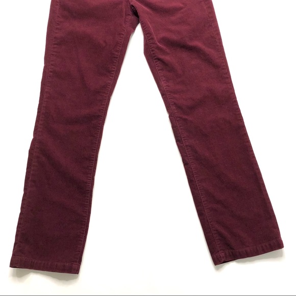J. Crew Factory Maroon Matchstick Corduroy Jeans - Picture 4 of 8